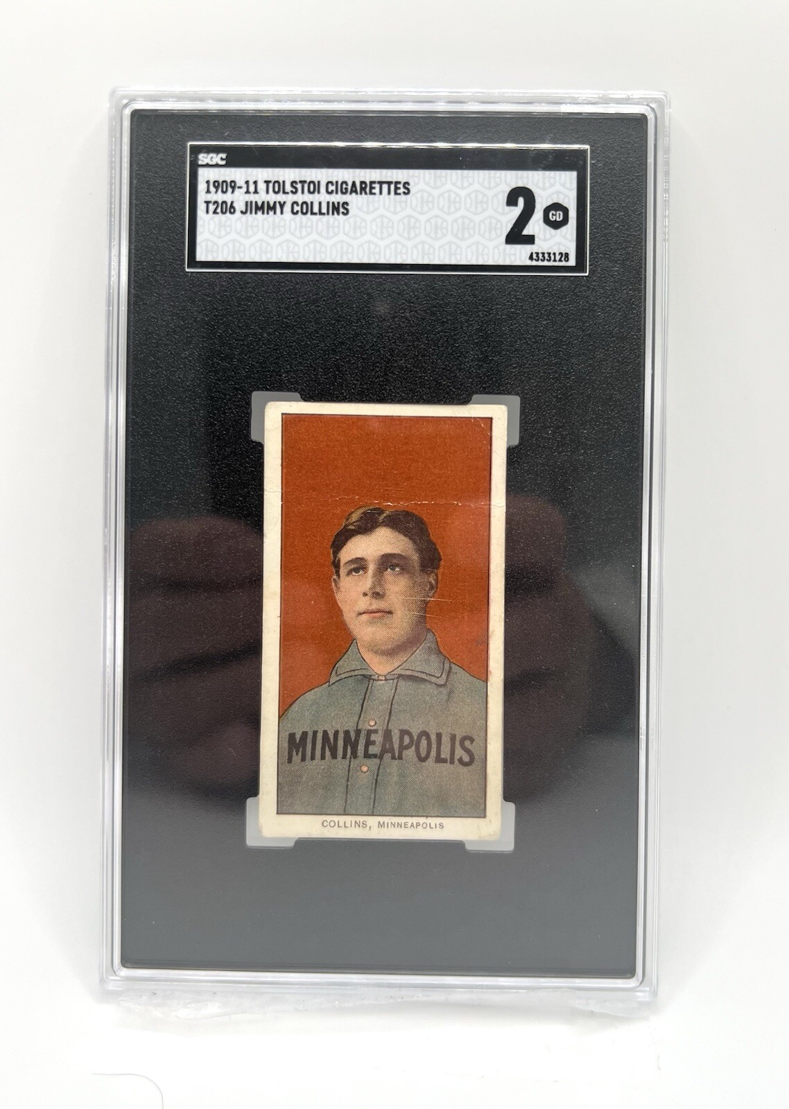 1909-11 - T206 - Tolstoi - JIMMY COLLINS - SGC 2