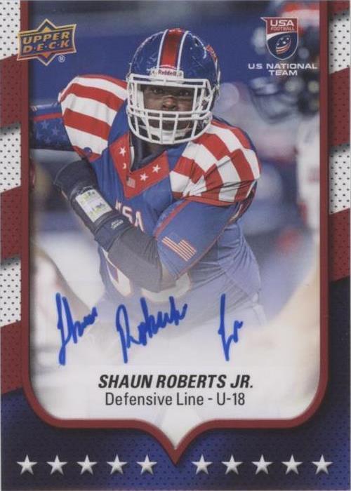 2016 Upper Deck USA Football Shaun Roberts Jr. #98 - 1 of 2