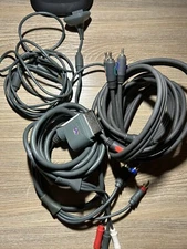 Xbox 360 2Video AV Component Cable Cord!  And Controller Wire Authentic!