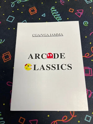 Folleto de instrucciones 60 en 1 Arcade Classics (JAMMA)