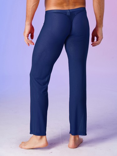 Mens Mesh See Through Pajama Pants Nightwear Sleepwear Bottoms Sexy Underwear - Picture 62 of 72