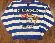 Adidas Orginals Archive Sweatshirt Womens M Striped New York Football