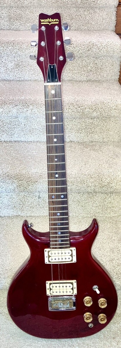 1978/79 Washburn Wing Series Transparent Red Raven Electric 1978/79 Washburn Wing Series Transparent Red Raven Electric