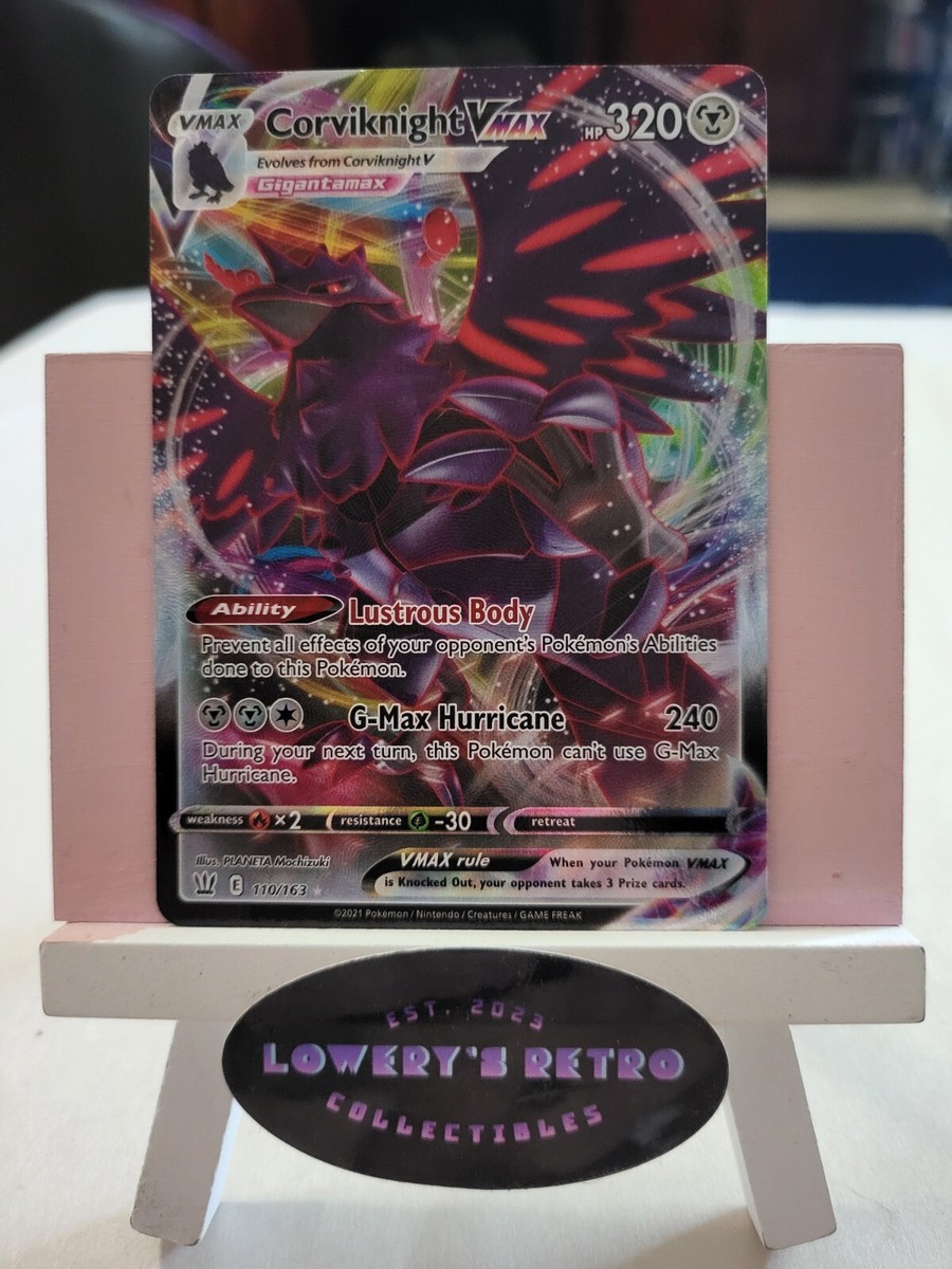 Corviknight Vmax 110/163 Battle Styles NM Full Art Ultra Rare Pokemon Card