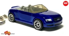 🎁🎁RARE KEYCHAIN BLUE AUDI TT CABRIO CUSTOM Ltd Ed NICE GIFT & DESK DISPLAY🎁🎁