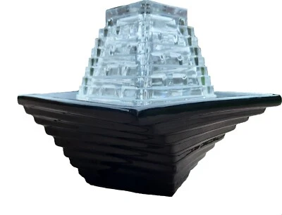 Hochwertiger Zimmerbrunnen im Feng Shui-Stil mit LED Beleuchtung MN214290 black - Bild 1 von 2