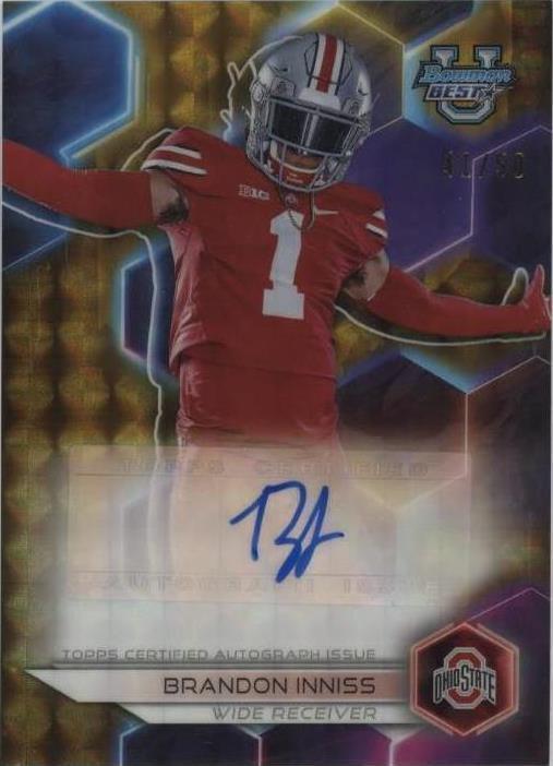 2023 Bowman's Best University - Best of 2023 Autographs Brandon Inniss ...