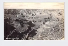 RPPC Real Photo Postcard AZ Arizona Grand Canyon Scenic View