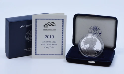 2010-W $1 American Proof Silver Eagle in Original Government Packaging