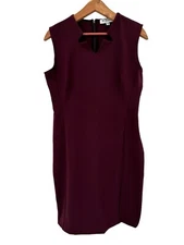 Of Mecer Stitch Fix Dress 10 Sheath Purple Career Work Office Smart Tailored