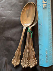 By Dominick And Haff 6 Mazarin Sterling Silver Teaspoons Monogrammed. 1 Bid