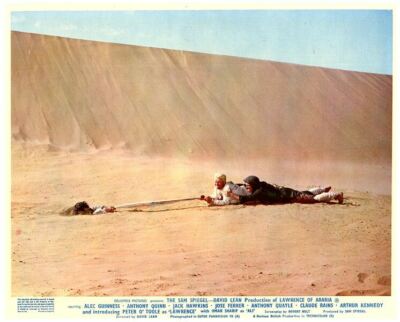 LAWRENCE OF ARABIA ORIGINAL BRITISH LOBBY CARD OMAR SHARIF PETER O ...