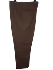 VTG Mohan's Custom MTM Mens Brown Dress Pants 1970 36/30