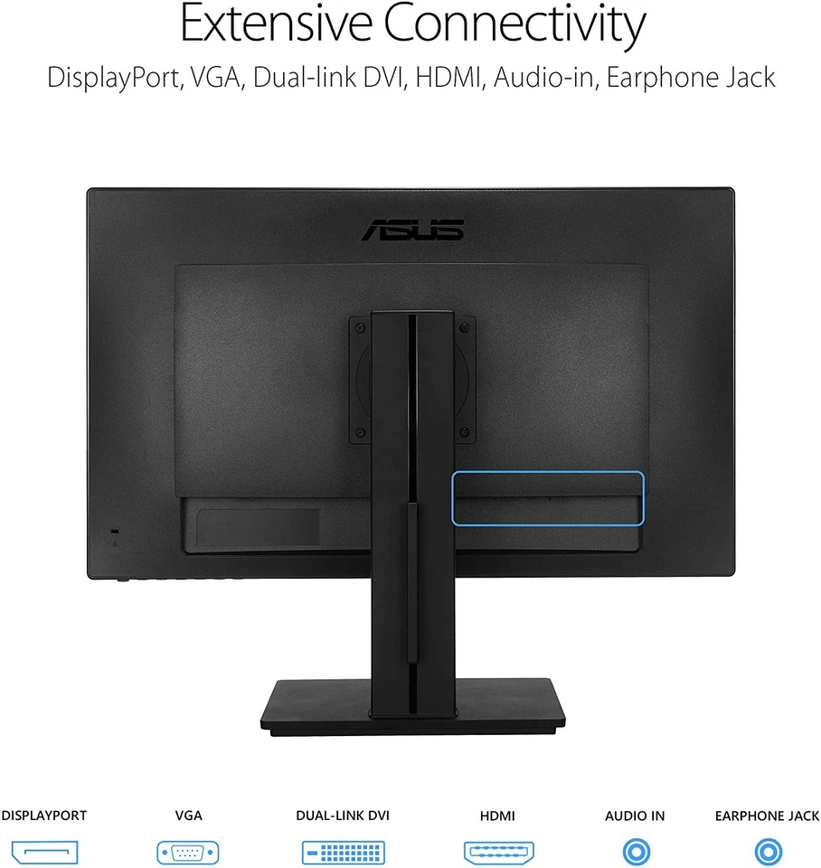 ASUS PB278QV Professional Monitor 27" WQHD IPS LED Flat Monitor HDMI VGA Display - Image 4 of 4