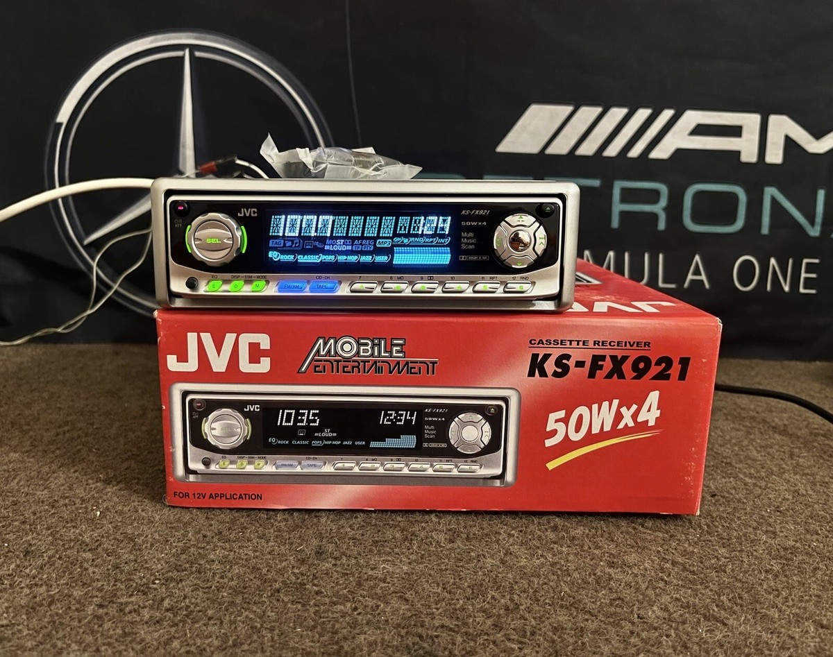 JVC 1DINカセットKS-RX220+12連奏CDチェンジャーCH-Z94 JVC KS-FX921 Car Radio FM/AM Cassette Receiver 50Wx4 | 1.7 in