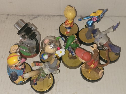 Nintendo Amiibo Super Smash Bros Konvolut Diddy Kong Samus Fox Lucas Pikmin - Bild 12 von 12