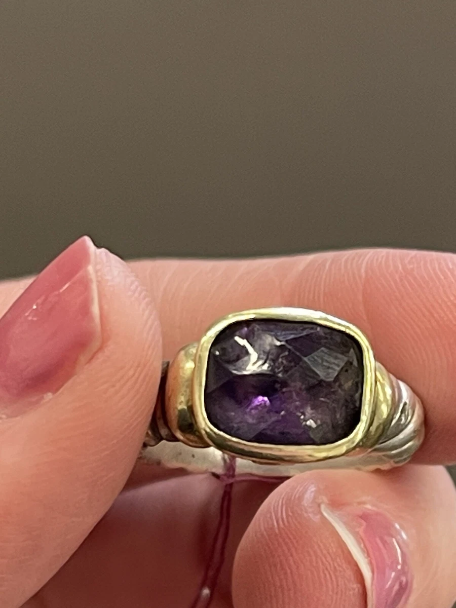 david yurman amethyst ring size 6 eBay