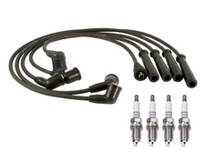 Denso Wire Set 7mm & 4 U-Groove Design Spark Plug .044 Kit For Ford Probe 1.3 L4