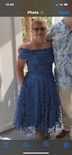 Off Shoulder Floating Flower Dress 4P