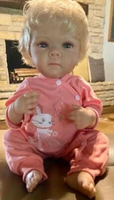 Chubby 18" Reborn Baby Dolls Full Vinyl Body Girl Poseable Real Life Newborn Toy
