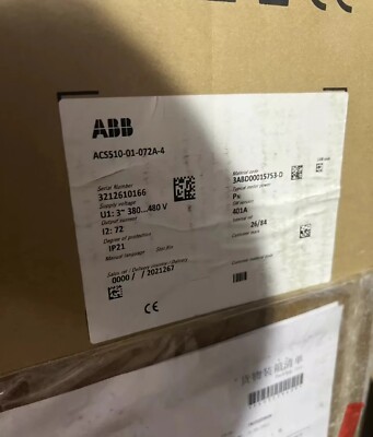 1PC New In Box ACS510-01-072A-4 brand new ABB frequency converter free shipping