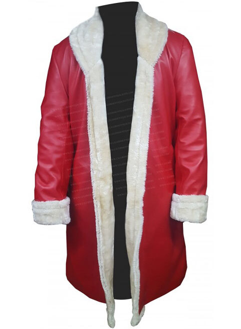 The Christmas Chronicles Santa Claus Leather Coat Shearling