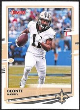 2020 Donruss  Deonte Harris #180   New Orleans Saints Football Card