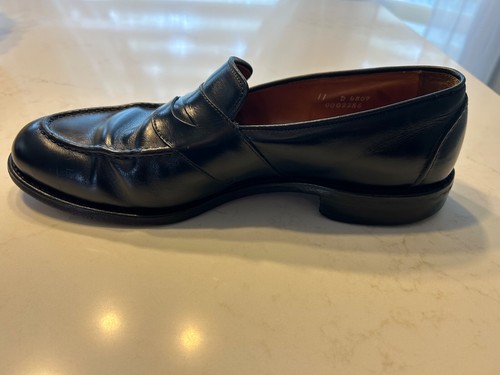 Allen Edmonds Randolph Herren Schwarz Leder Voll Streifen Penny Loafer Größe 11 D - Bild 11 von 16