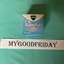 VICKS VAPORUB BABY SOOTHING OINTMENT 50 GM (1.76 OZ)