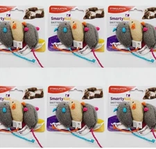Lot Of 6 Packs SmartyKat Catnip Toys Skitter Critters 3 Count Each
