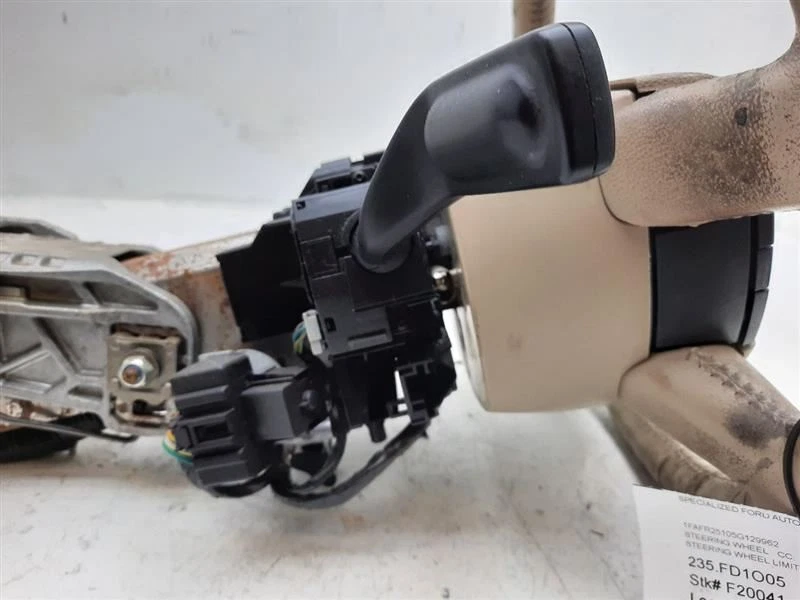 Ford Fivorezent 2005 columna de dirección bronceada con rueda y AB H7 Foto 4 de 4