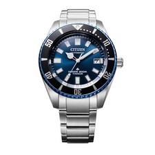 Citizen Mens Sea Date Automatic Silver Stainl...