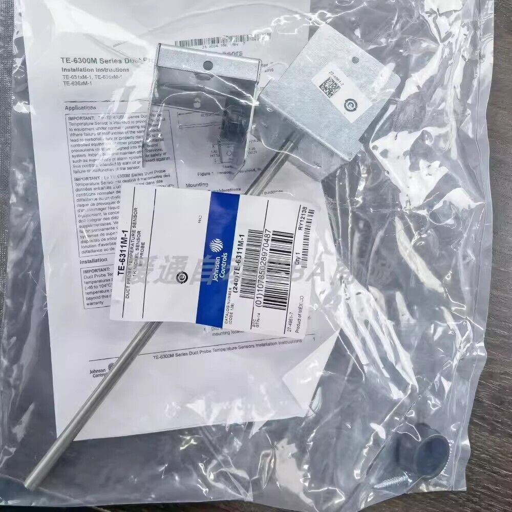 1 Pc. New TE-6311M-1 Temperature Sensor Duct Nickel Element | eBay