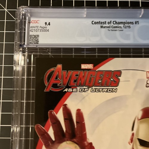 CONTEST of CHAMPIONS 1 CGC 9.4 LEINIL FRANCIS YU 1:25 1st White Fox - Picture 9 of 13