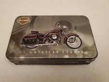 CLASSIC 1999 HARLEY DAVIDSON TIN OF PLAYING CARDS - PRE OWNED