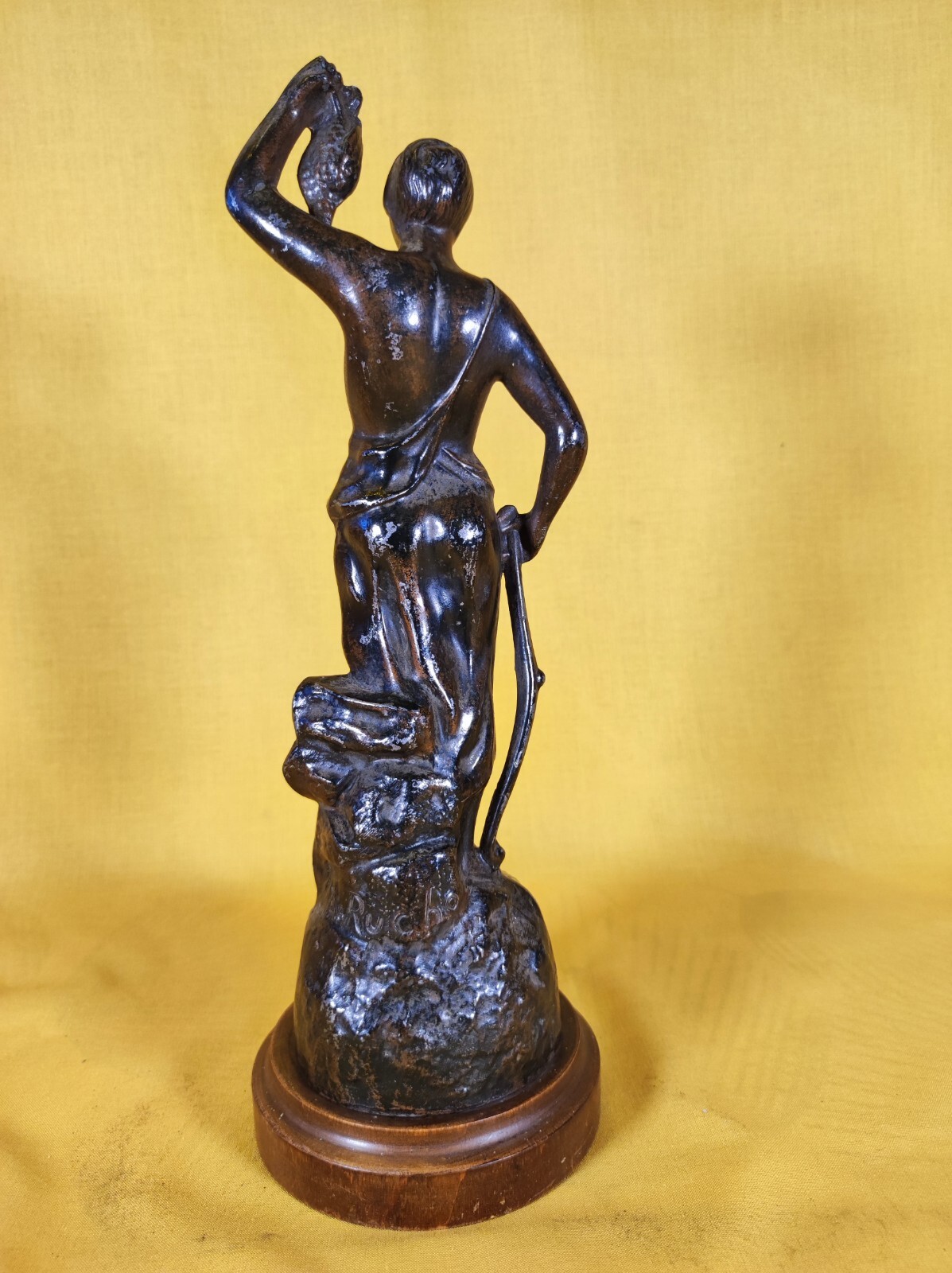 RARE Antique/Vintage Spelter Statue / Figurine of AHMED signed by A
