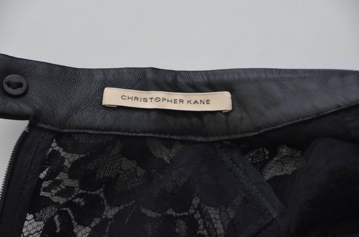 christopher kane leather embroidered dress CHRISTOPHER KANE main image 1