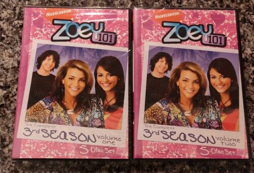 Zoey 101 DVD The Complete Third Season Vol 1 and Vol 2 Nickelodeon