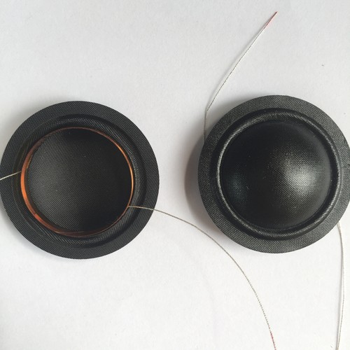 2 pz di Tweeter a cupola diaframma di seta 25,4 mm (1") alta qualità VoiceCoil 4 ohm - Foto 5 di 5