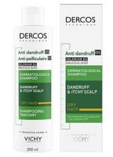 Vichy Dercos DS Anti Dandruff Shampoo 200ml-Dry & Itchy Scalp- Advanced Action