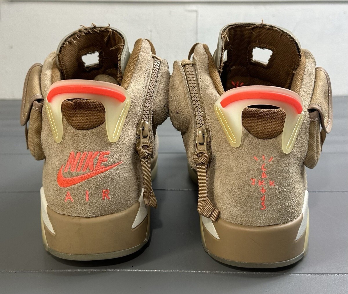 靴 AIR JORDAN 6 RETRO SP DH0690 200 Air Jordan 6 Retro x Travis Scott Mid British Khaki