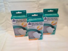 Oppo Silicone Gel Heel Pads with Removable Pads, Large 5460 1 Pair Pack of 3 