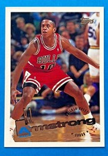 1995 Topps B.J. Armstrong #95 Basketball Card Chicago Bulls (1x All-Star)
