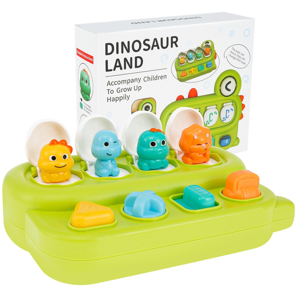 Pop Up Toy Cause and Effect Toys for Baby Interactive Pop Up Animal
