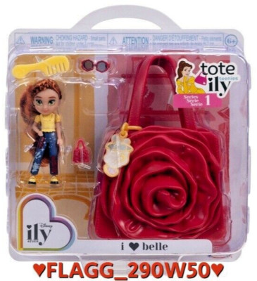 Disney ILY 4Ever TOTE TEENIES I Love Belle Mini Tiny Doll & Purse ***READ***