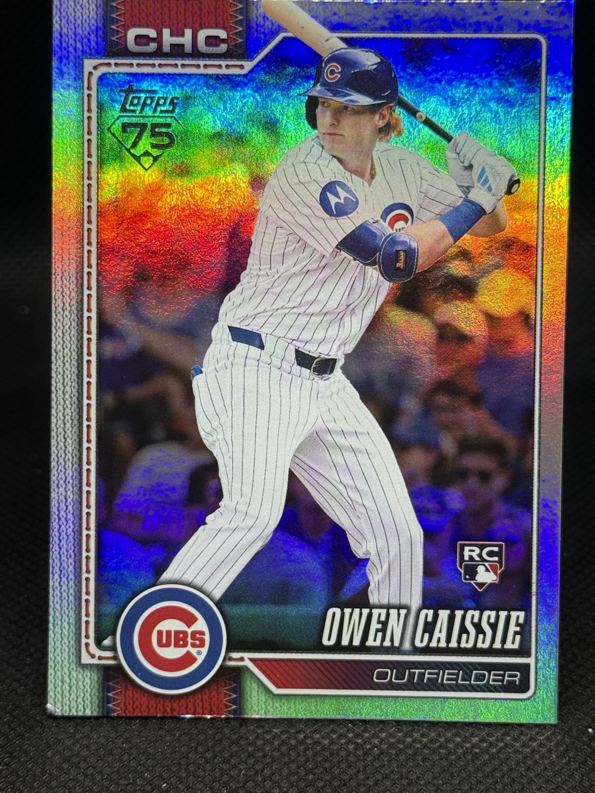 2026 Topps Series 1 - Owen Caissie #233 Rainbow Foil (RC)