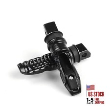 2 PCS Motorcycle Footpeg, Aluminum Alloy Foot Pegs Foot Rest Kit, Non-slip 