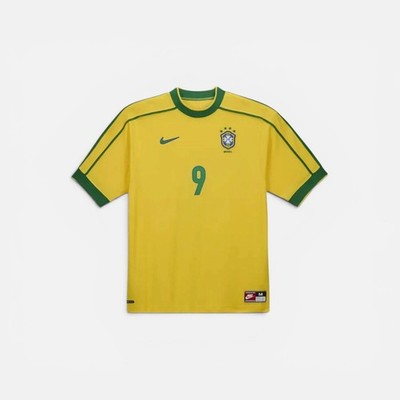 Nike Brazil 1998 Reissue Ronaldo Soccer Jersey | eBay