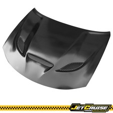 Fits 15-23 Dodge Charger Srt Hellcat Style Air Vent Hood Scoop Black Aluminum