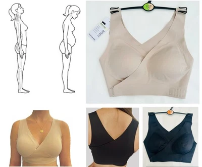 MARKS & SPENCER Ex Marks Posture Corrector Bra Lightly Padded Non Wire Back Support Front Fasten